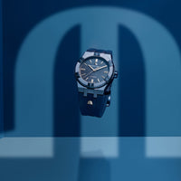 Thumbnail for Maurice Lacroix Unisex Watch 39mm Aikon Automatic Blue PVD Limited Edition AI6007-PVC00-430-4