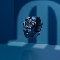 Thumbnail for Maurice Lacroix Unisex Watch 39mm Aikon Automatic Blue PVD Limited Edition AI6007-PVC00-430-4