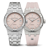 Thumbnail for Maurice Lacroix Unisex Watch 39mm Aikon Automatic Limited Summer Edition Pink AI6007-SS00F-530-E