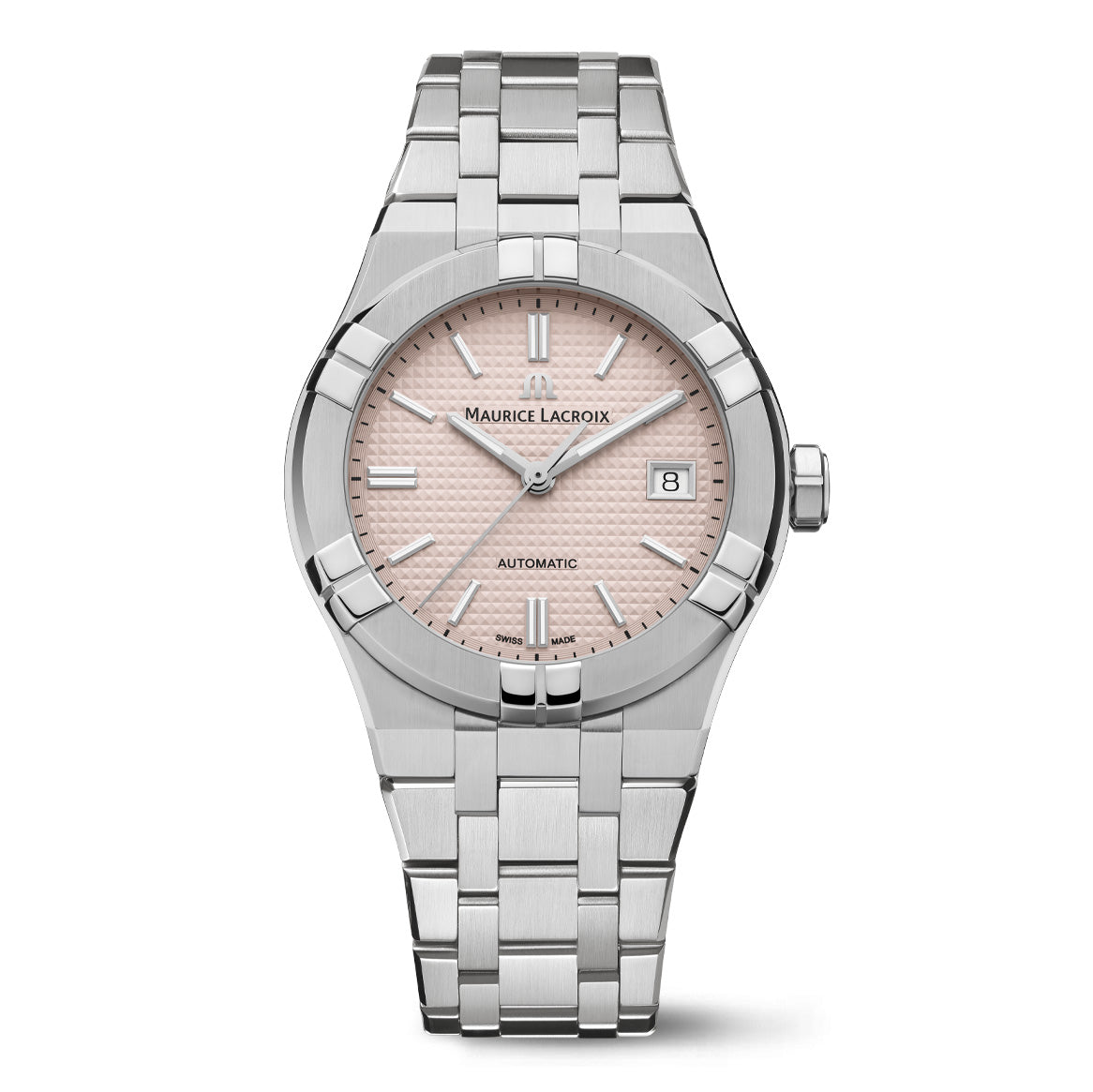 Maurice Lacroix Unisex Watch 39mm Aikon Automatic Limited Summer Edition Pink AI6007-SS00F-530-E
