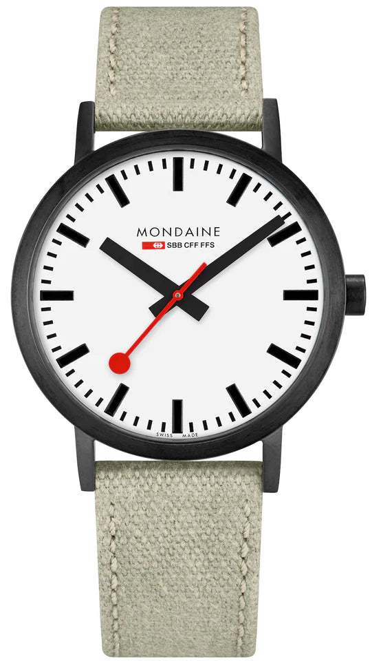 Mondaine Watch Classic White Beige A660.30360.61SBG