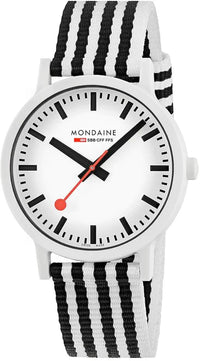 Thumbnail for Mondaine Watch Essence Black White MS1.41110.LA