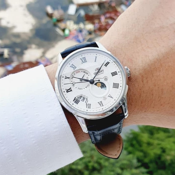Orient Bambino RA-AK0806L30B Bambino Sun & Moon • EAN Orient Bambino RA-AK0806L30B Bambino Sun & Moon • EAN