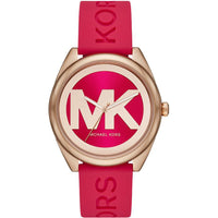 Thumbnail for Michael Kors Ladies Watch Janelle 42mm Red Rose Gold MK7142
