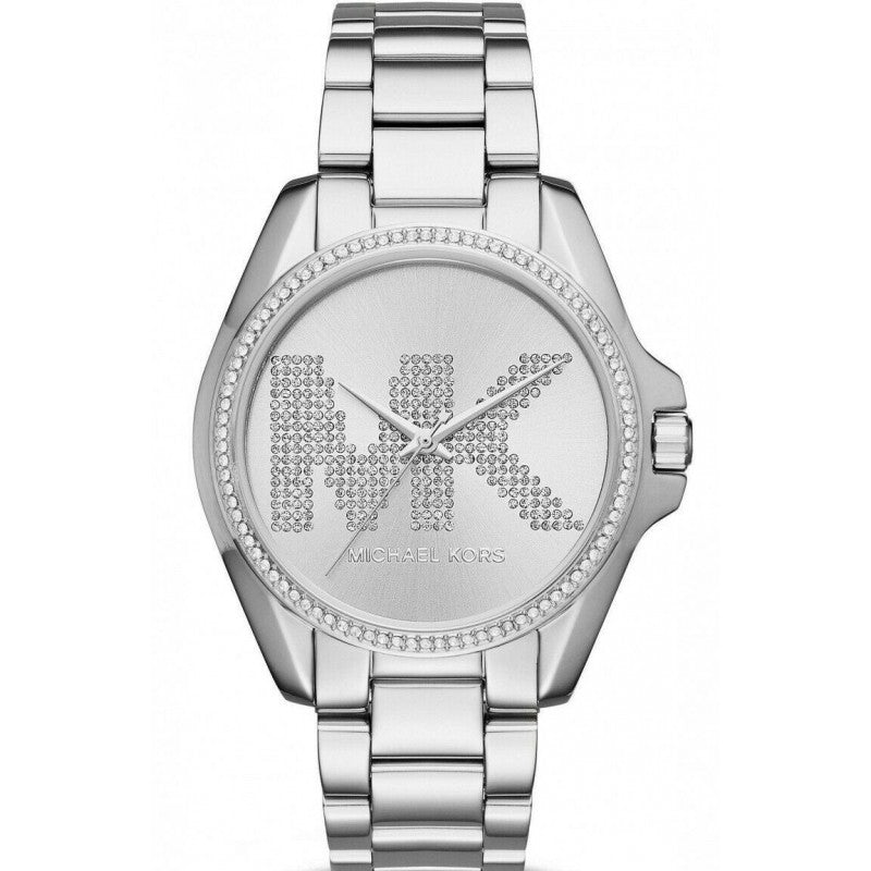 Michael Kors Ladies Watch Bradshaw 43mm Gems Silver MK6554