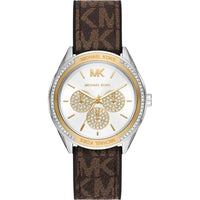 Thumbnail for Michael Kors Ladies Watch Jessa 40mm White Brown MK7205
