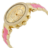 Thumbnail for Michael Kors Ladies Watch Chronograph Parker 39mm Yellow Gold MK6363