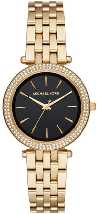 Thumbnail for Michael Kors Ladies Watch Mini Darci 33mm Black Gold MK3738