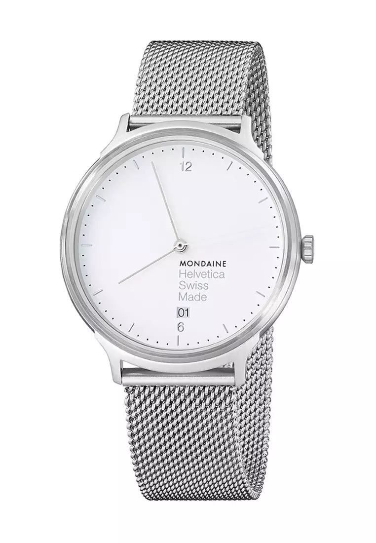 Mondaine Watch Helvetica No1 Light White MH1.L2210.SM
