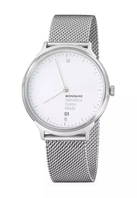 Thumbnail for Mondaine Watch Helvetica No1 Light White MH1.L2210.SM