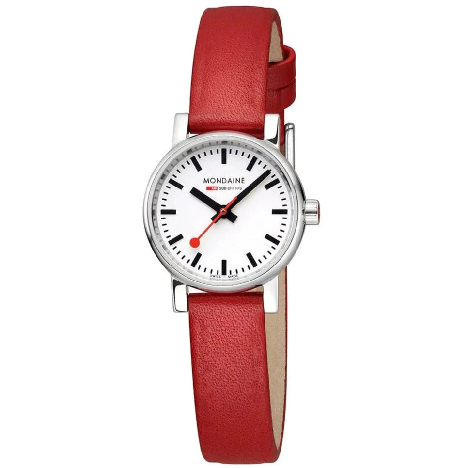 Mondaine EVO2 Red Vegan Grape Ladies Watch MSE.26110.LCV