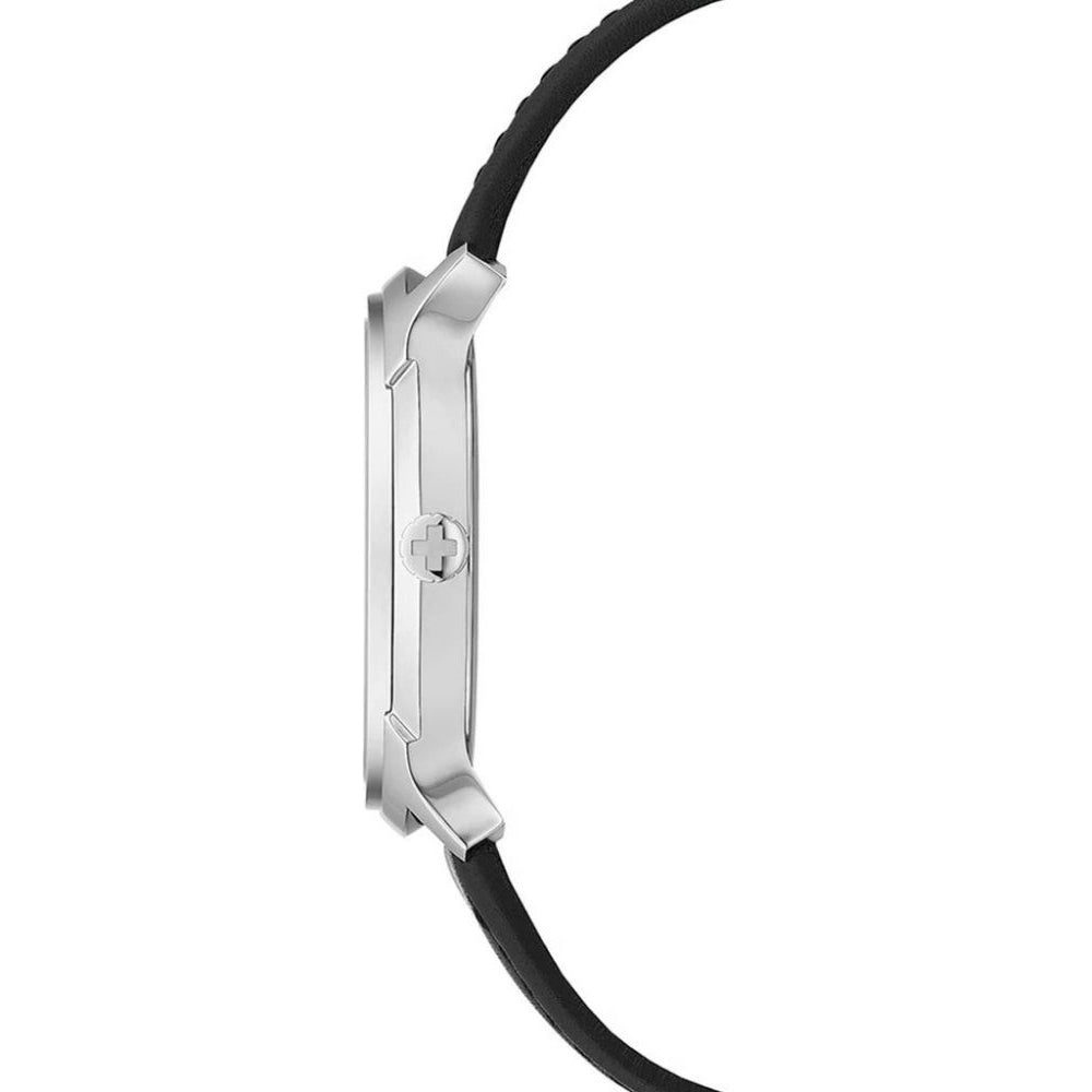 Mondaine Watch Helvetica No1 Regular Silver Black MH1.R2220.LB