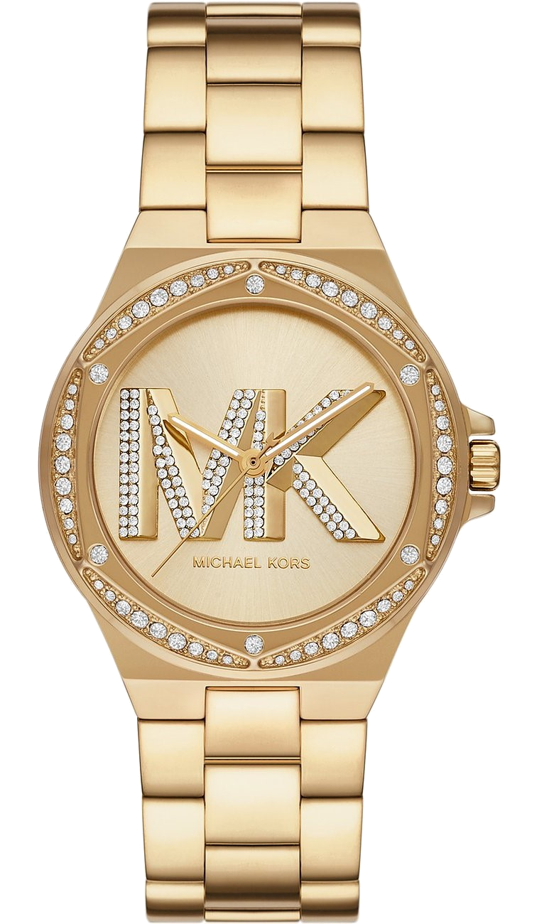 Michael Kors Ladies Watch Lennox 37mm Gem Stone Gold MK1062