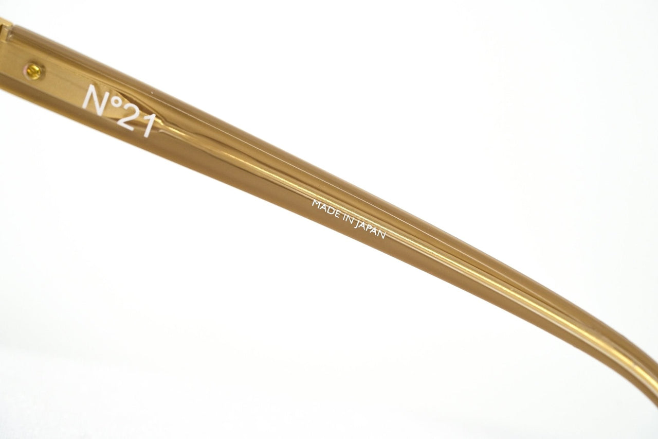 NO 21 Women's Sunglasses Cat Eye Gold - Watches & Crystals