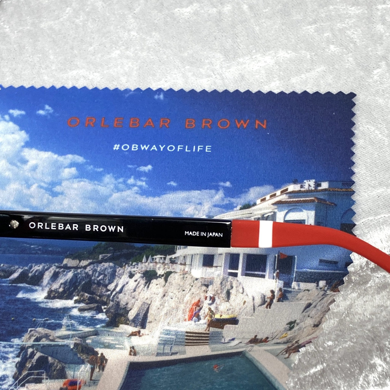 Orlebar Brown Sunglasses Oval Black with Grey Lenses Category 3 OB42C7SUN - Watches & Crystals