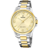 Thumbnail for Festina Cream Solar Energy Men's Two-Tone Watch F20657/2