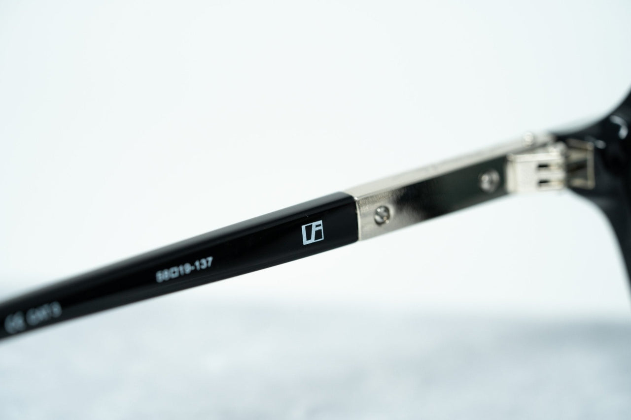 Phillip Lim Sunglasses Black Shiny Silver and Blue Mirror Lenses Category 3 - PL16C23SUN - Watches & Crystals