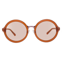 Thumbnail for Phillip Lim Sunglasses Round Rose and Pink Nickel with Pink Tinted Lenses Category 1 - PL11C32SUN - Watches & Crystals