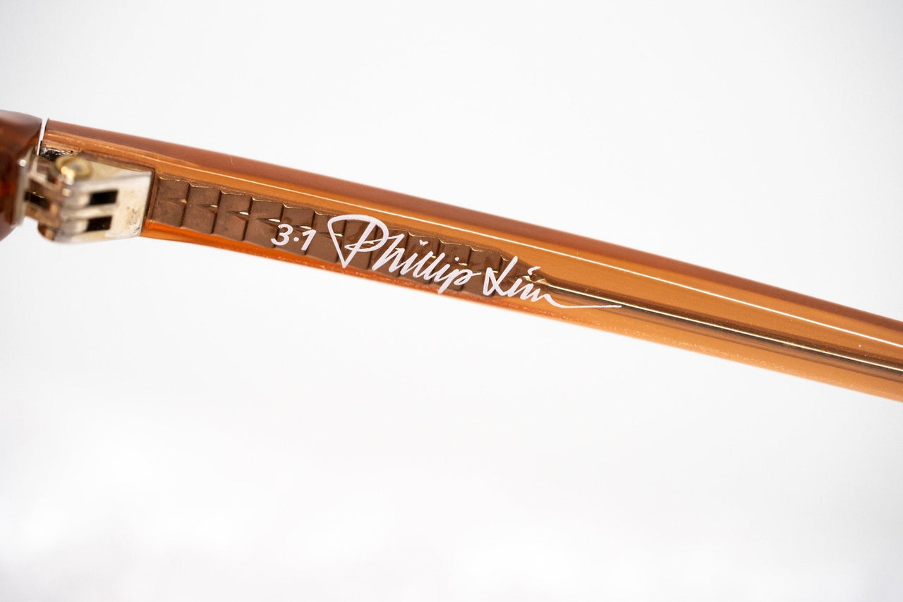 Phillip Lim Sunglasses Round Rose and Pink Nickel with Pink Tinted Lenses Category 1 - PL11C32SUN - Watches & Crystals