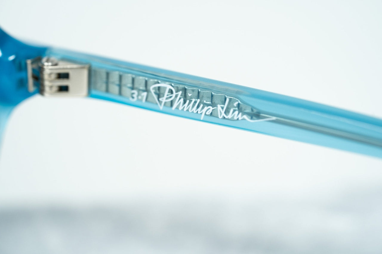 Phillip Lim Sunglasses Turquoise Brushed Silver and Brown Lenses Category 3 - PL16C27SUN - Watches & Crystals