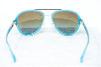 Thumbnail for Phillip Lim Sunglasses Turquoise Brushed Silver and Brown Lenses Category 3 - PL16C27SUN - Watches & Crystals