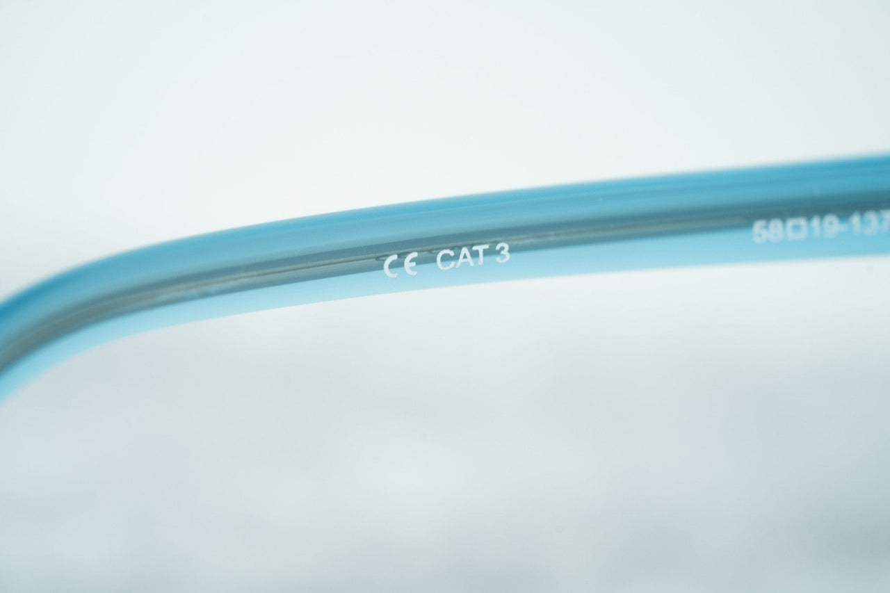 Phillip Lim Sunglasses Turquoise Brushed Silver and Brown Lenses Category 3 - PL16C27SUN - Watches & Crystals