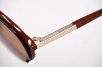 Thumbnail for Phillip Lim Sunglasses Unisex Rust and Light Gold Aviator with Rust Mirror Lenses Category 3 - PL162C13SUN - Watches & Crystals