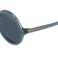 Thumbnail for Phillip Lim Sunglasses with Round Blue Brushed Gold and Navy Blue Lenses - PL11C16SUN - Watches & Crystals