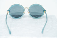 Thumbnail for Phillip Lim Sunglasses with Round Blue Brushed Gold and Navy Blue Lenses - PL11C16SUN - Watches & Crystals