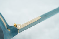 Thumbnail for Phillip Lim Sunglasses with Round Blue Brushed Gold and Navy Blue Lenses - PL11C16SUN - Watches & Crystals