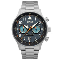 Thumbnail for Pilot Watch - AVI-8 Carey Dual Time Gutersloh Watch AV-4088-22