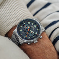Thumbnail for Pilot Watch - AVI-8 Carey Dual Time Gutersloh Watch AV-4088-22