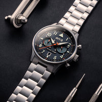 Thumbnail for Pilot Watch - AVI-8 Carey Dual Time Gutersloh Watch AV-4088-22