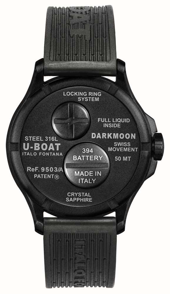 U-Boat Men's Watch Darkmoon 40 Green Black Soleil 9503/A