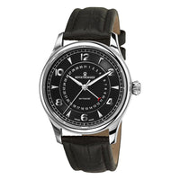 Thumbnail for Revue Thommen Day Pointer  Men's 43mm Stainless Steel Black Automatic Watch 10012.2537
