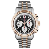 Thumbnail for Revue Thommen Men's Airspeed XL 46mm Chronograph Automatic Two-Tone Black Watch 16041.6457