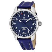 Thumbnail for Revue Thommen Airspeed XL Men's 41mm Blue Pointer Date Automatic Watch 16050.2535