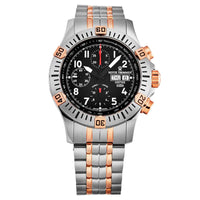 Thumbnail for Revue Thommen Airspeed XL Pioneer Men's 44mm Black Chronograph Automatic Watch 16071.6154