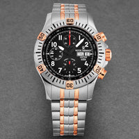 Thumbnail for Revue Thommen Airspeed XL Pioneer Men's 44mm Black Chronograph Automatic Watch 16071.6154