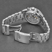 Thumbnail for Revue Thommen Aviator Men's 42mm Black Stainless Steel Chronograph Automatic Watch 17000.6134