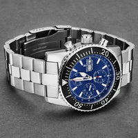 Thumbnail for Revue Thommen Diver Men's 45mm Blue Stainless Steel Automatic Chronograph Watch 17030.6123