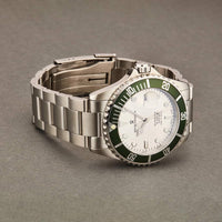 Thumbnail for Revue Thommen Diver Men's 42mm Stainless Steel Silver Green Automatic Watch 17571.2124