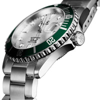Thumbnail for Revue Thommen Diver Men's 42mm Stainless Steel Silver Green Automatic Watch 17571.2124