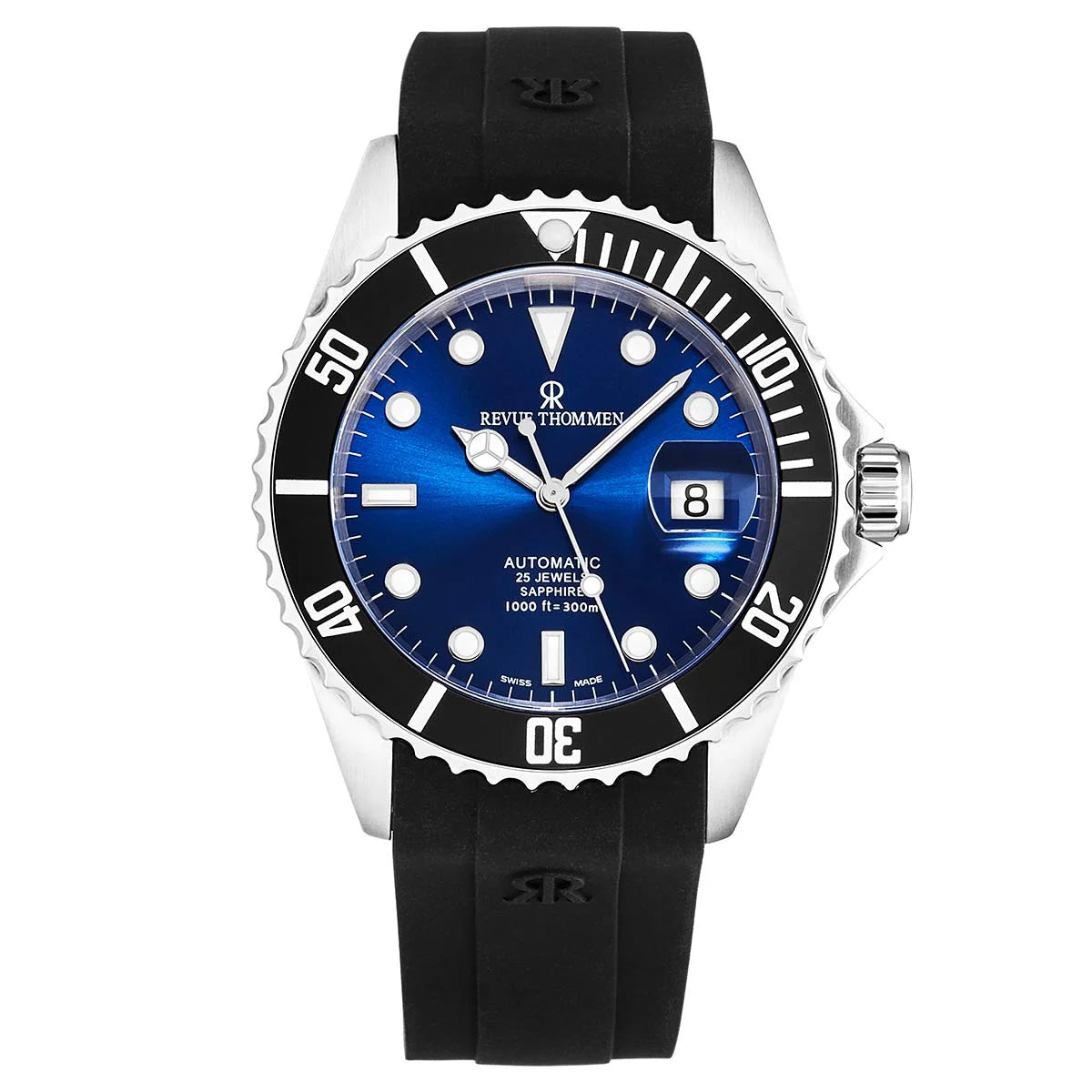 Revue Thommen Diver Men's 42mm Blue Dial Swiss Automatic Watch 17571.2823