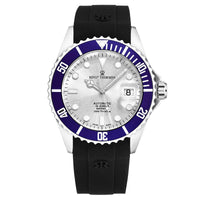 Thumbnail for Revue Thommen Diver Men's 42mm Silver Blue Automatic Watch 17571.2825