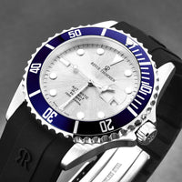 Thumbnail for Revue Thommen Diver Men's 42mm Silver Blue Automatic Watch 17571.2825