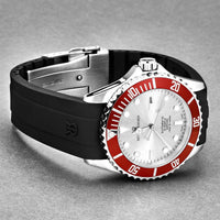 Thumbnail for Revue Thommen Diver Men's 42mm Silver Red Automatic Watch 17571.2826