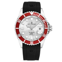 Thumbnail for Revue Thommen Diver Men's 42mm Silver Red Automatic Watch 17571.2826