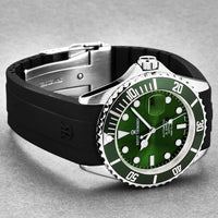 Thumbnail for Revue Thommen Diver Men's 42mm Green Swiss Automatic Watch 17571.2829