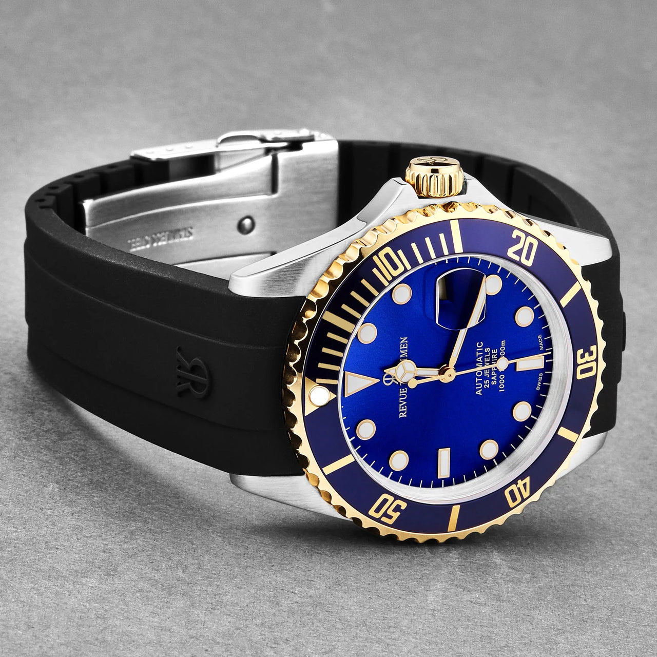 Revue Thommen Diver Men's 42mm Blue Automatic Watch 17571.2845
